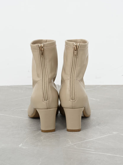 セットバックスクエアトゥショートブーツ　[通常]