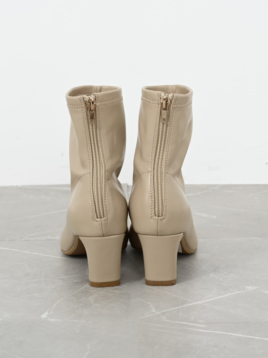 セットバックスクエアトゥショートブーツ　[通常]