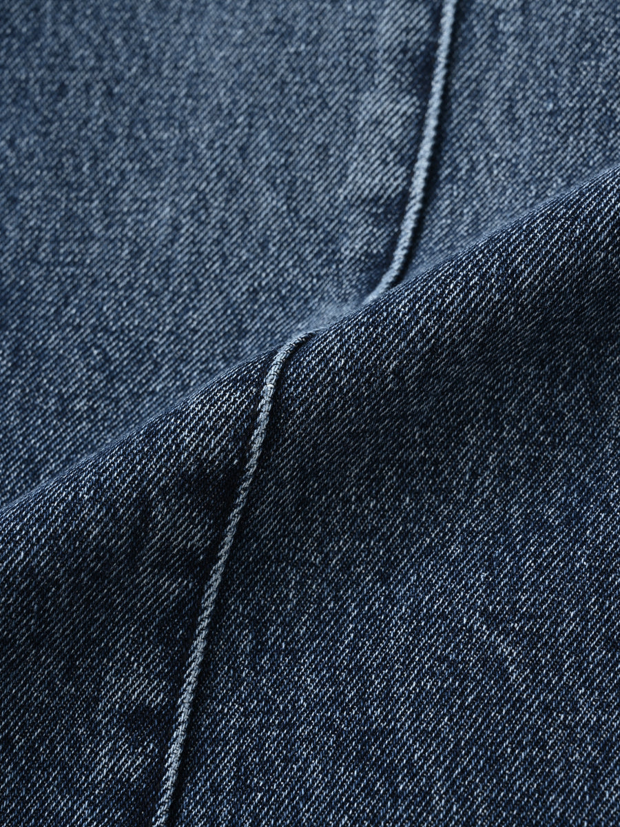 エンブロイダリーカーブデニム-short & regular　[通常]