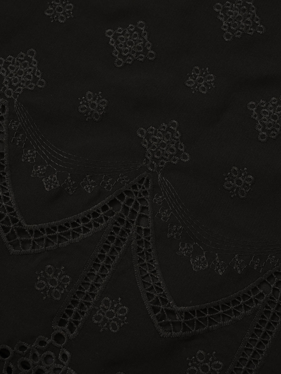 エンブロイダリースカーフセットオールインワン　[通常]