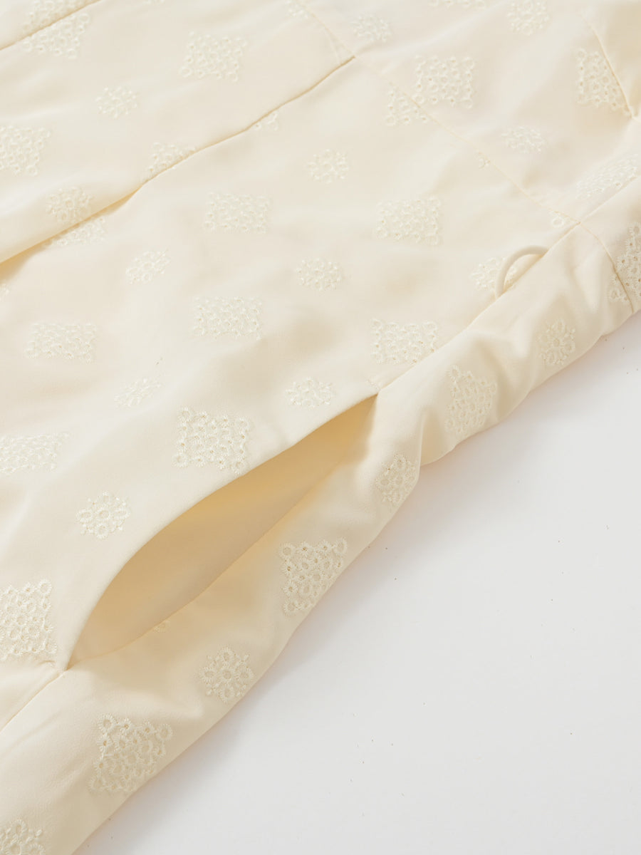 エンブロイダリースカーフセットオールインワン　[通常]