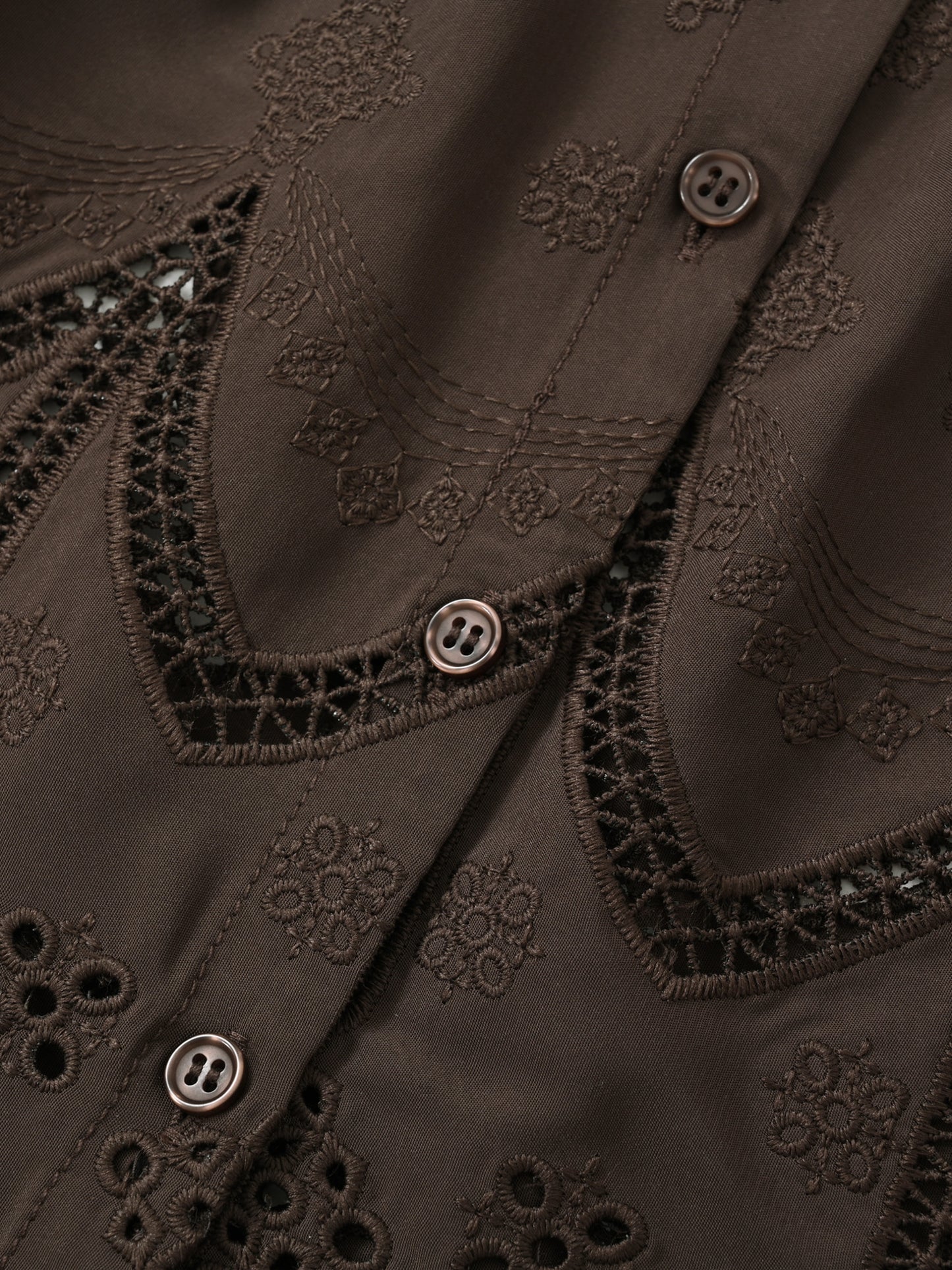 エンブロイダリーリボンスリーブブラウス　[通常]