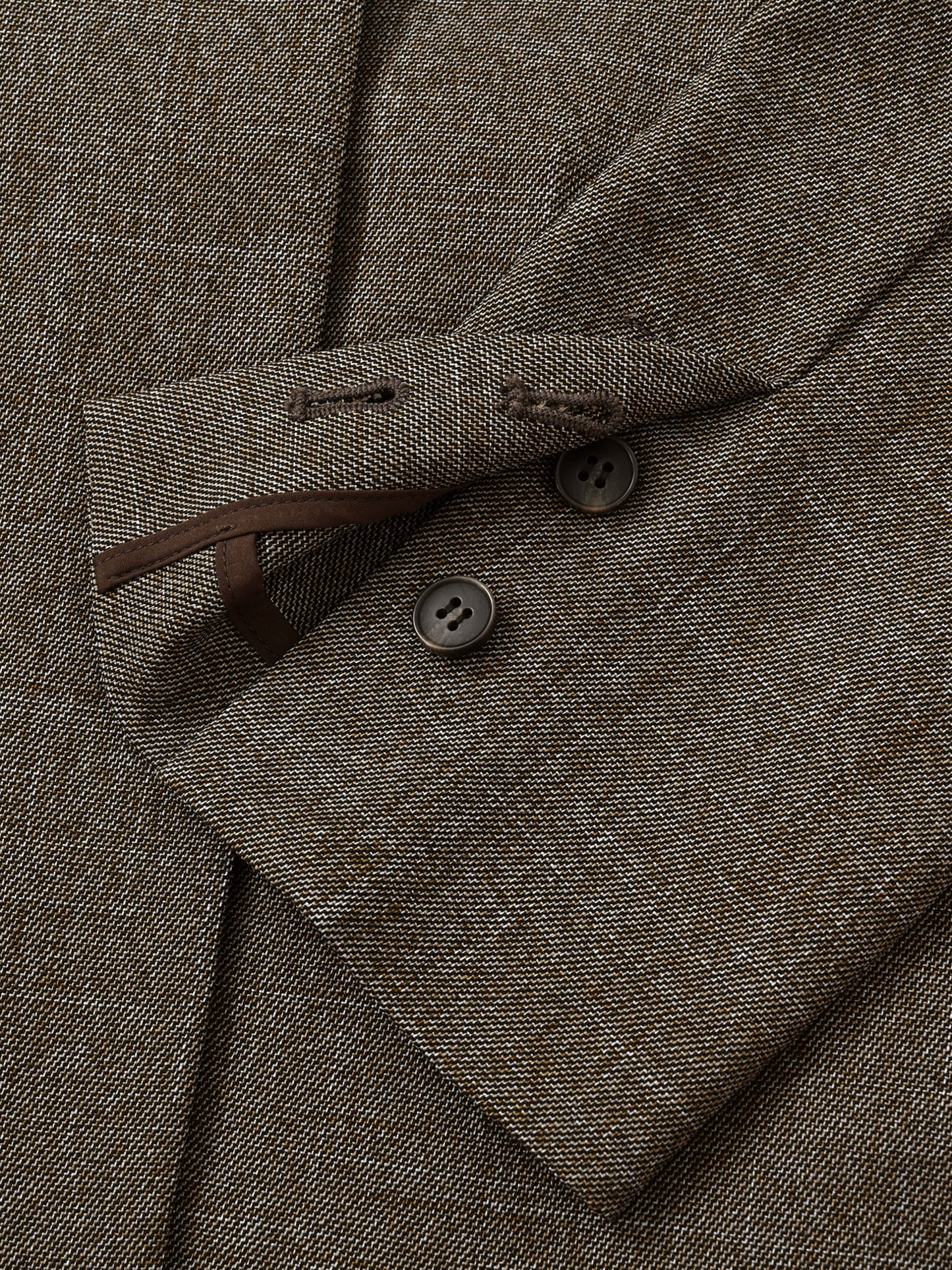 ベルト付きノーカラージャケット　[通常]