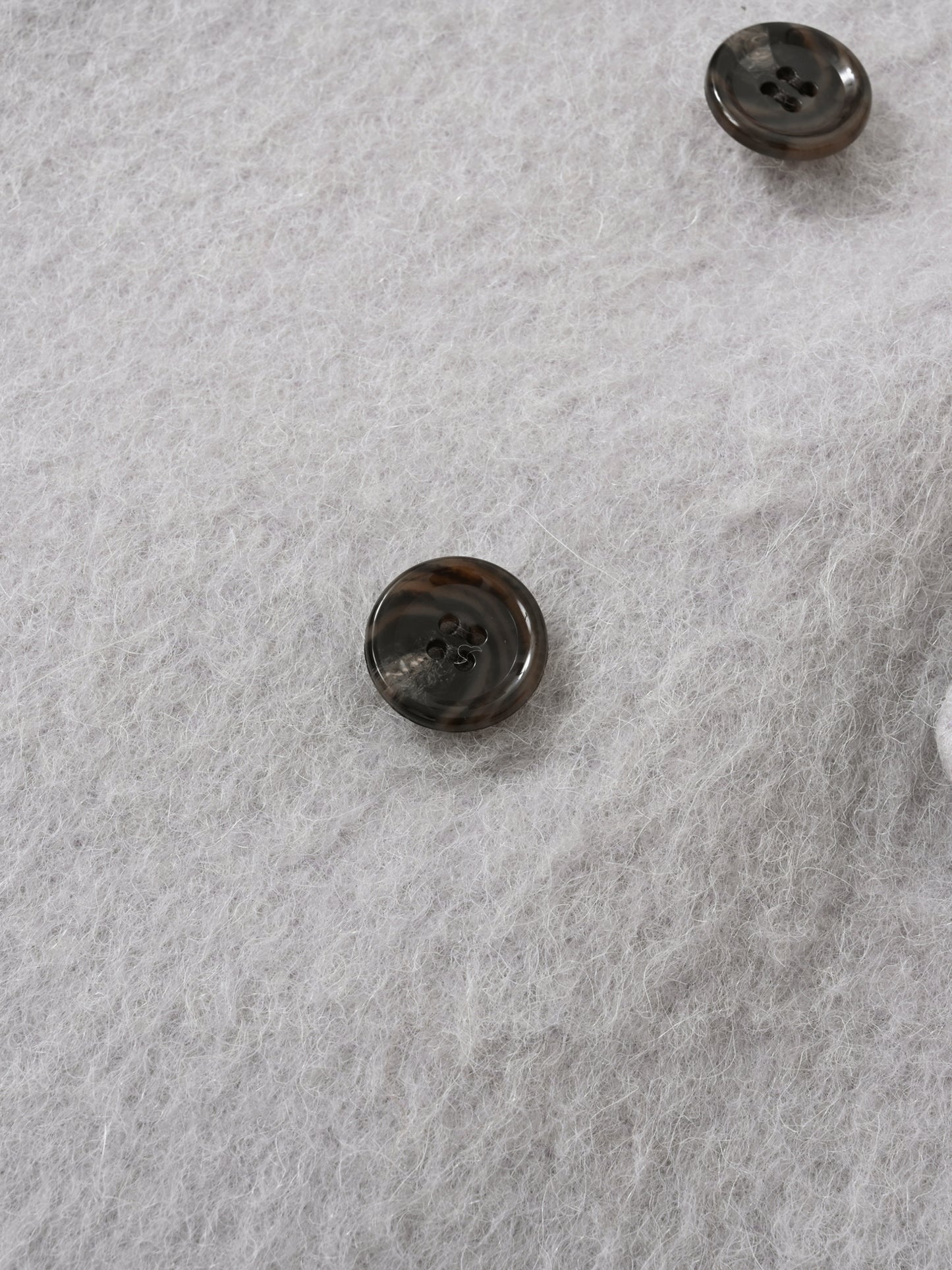 アルパカシャギーダブルコート　[通常]