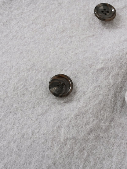 アルパカシャギーダブルコート　[通常]