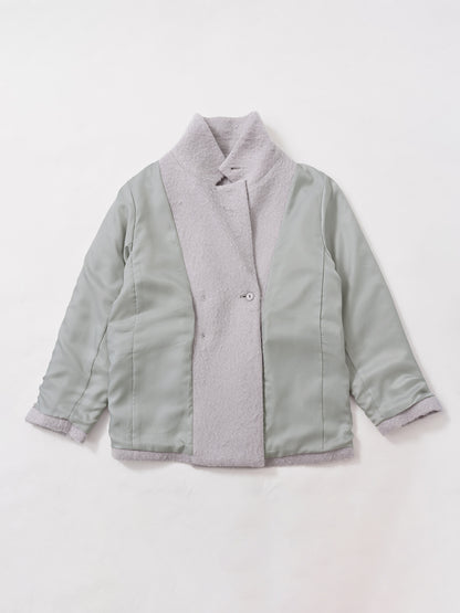 アルパカシャギーダブルコート　[通常]