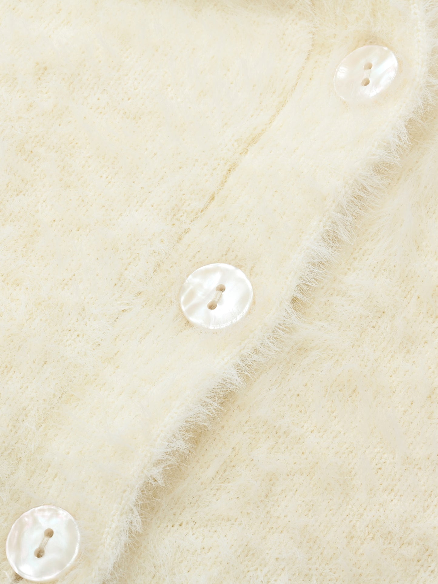 フェザーVネックカーディガン　[通常]