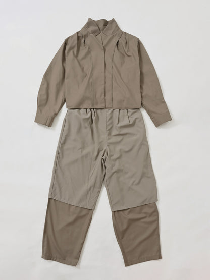 セミドッキングテーパードオールインワン-short & regular　[通常]