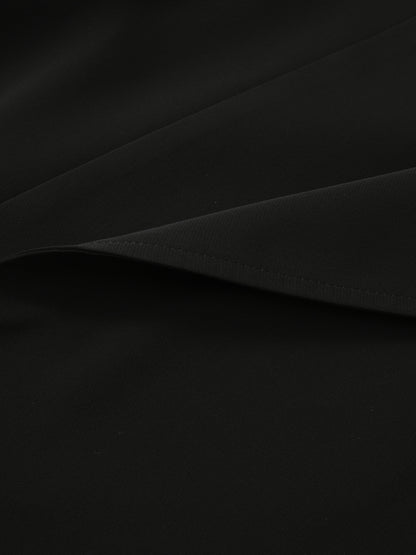 ラッフルとろみジレワンピース-short & regular　[通常]