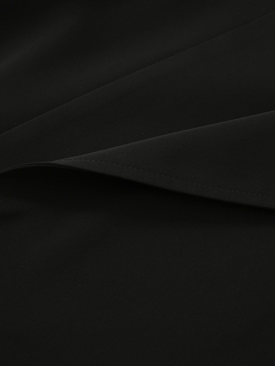 ラッフルとろみジレワンピース-short & regular　[通常]