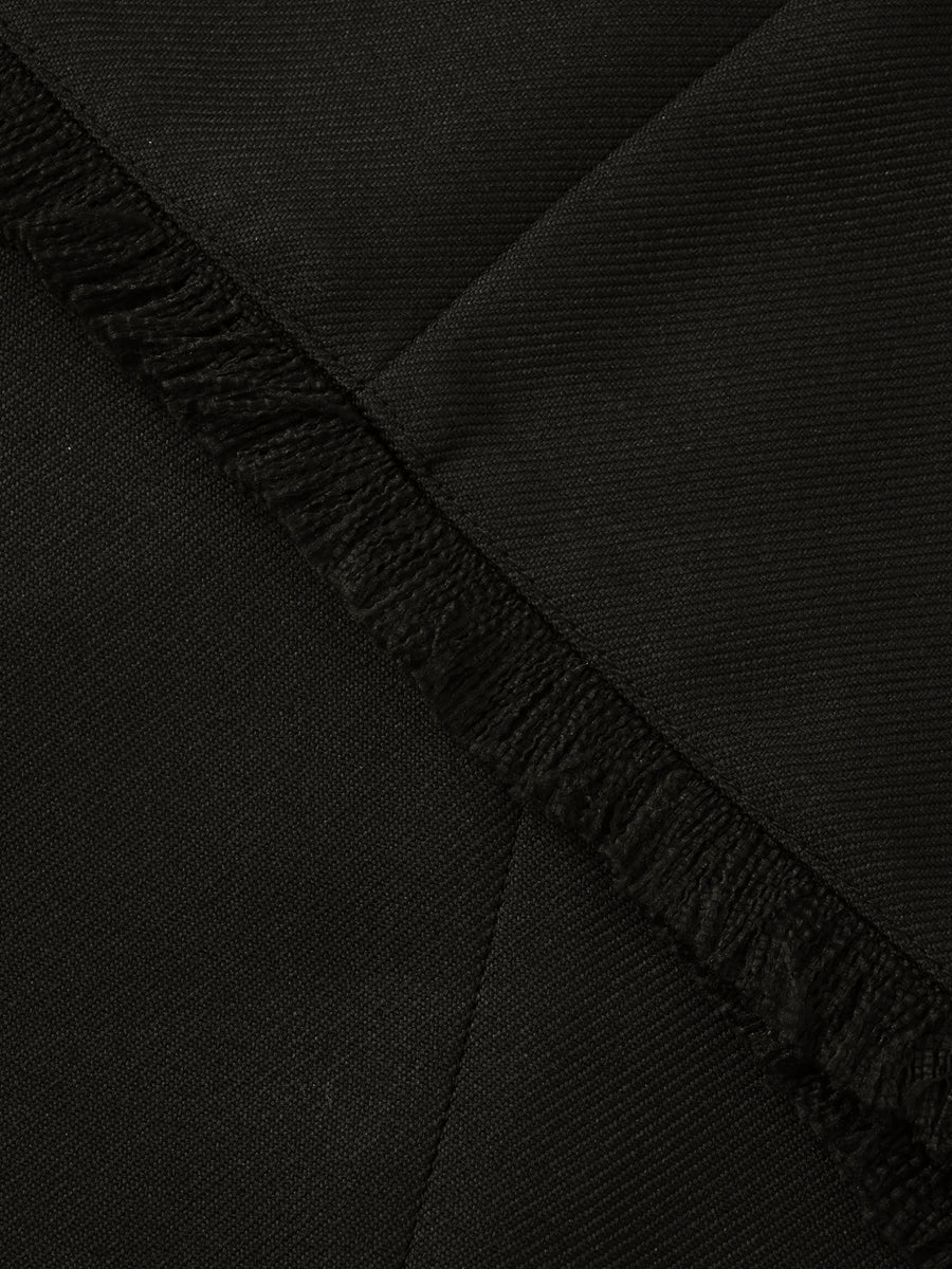 ツイードフロントジップジャンパースカート-short & regular　[通常]