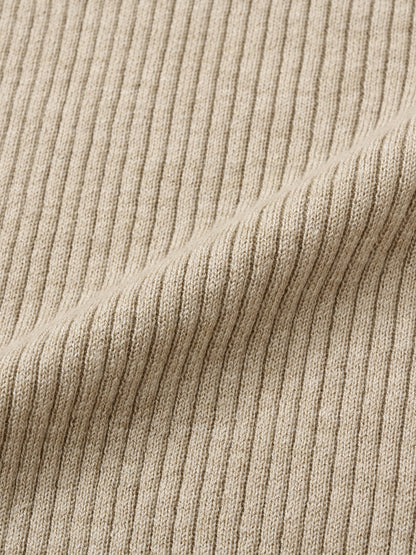 シルクウールボートネックリブニット　[通常]