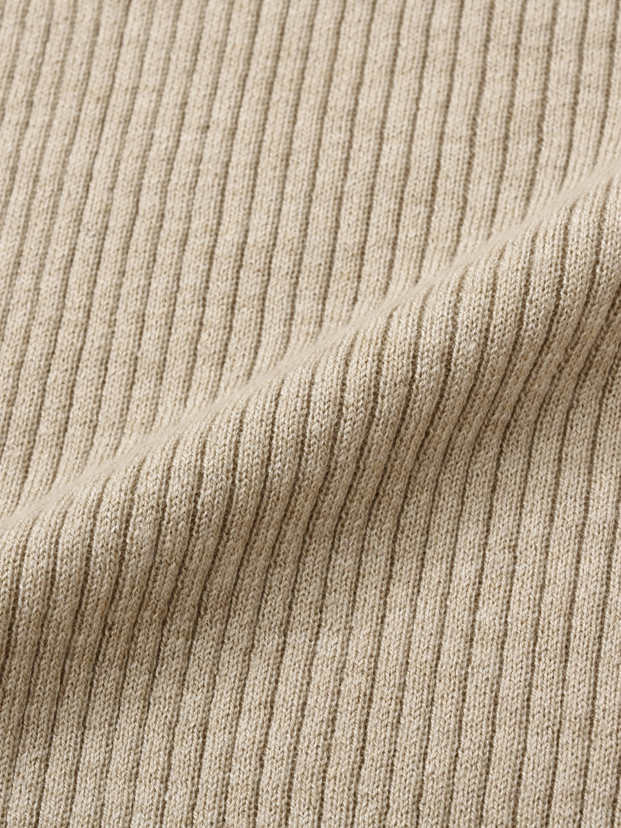 シルクウールボートネックリブニット　[通常]