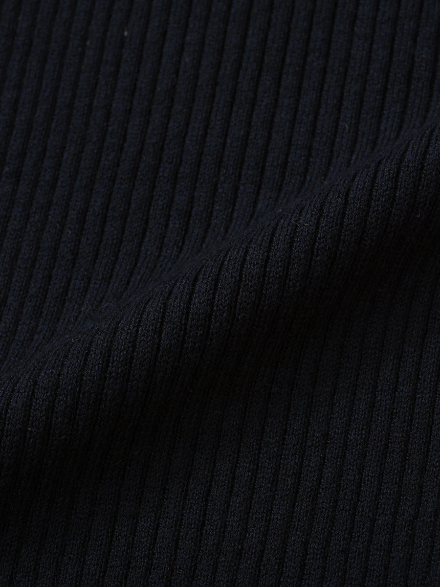 シルクウールボートネックリブニット　[通常]