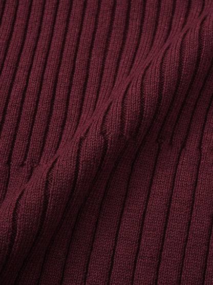 ウォッシャブルウールリブIラインスカート-short & regular　[通常]