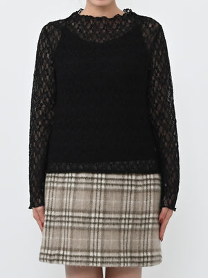 ※こちらが実物のカラーに一番お色味が近くなっております。（ブラック）<br>149cm | B:77 W:60 H:83 股下:68.5 | ワンサイズ着用