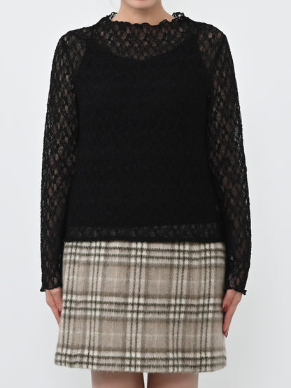 ※こちらが実物のカラーに一番お色味が近くなっております。（ブラック）<br>149cm | B:77 W:60 H:83 股下:68.5 | ワンサイズ着用