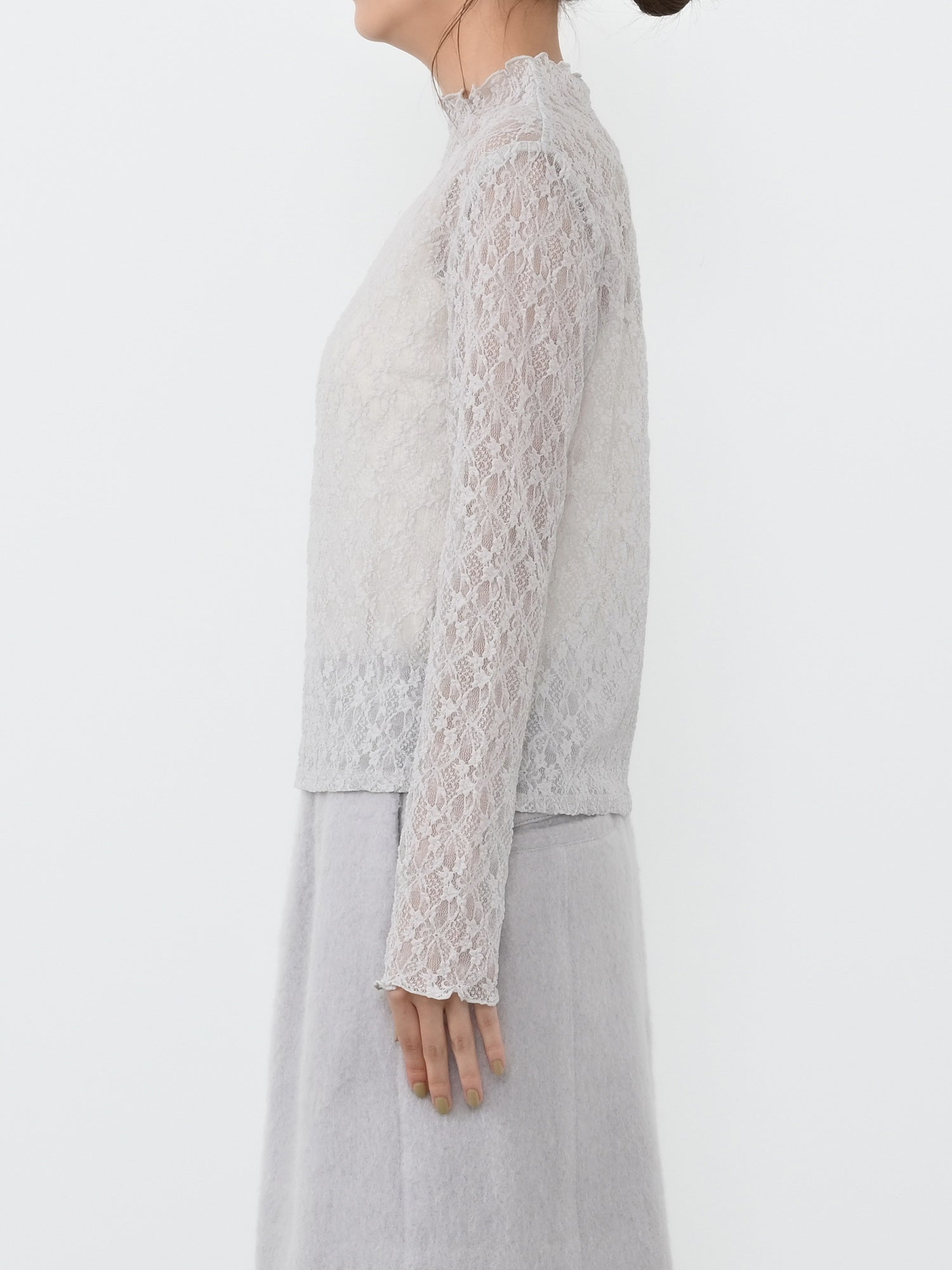 ストレッチレースカットソー | 小柄・低身長女性向けファッション通販