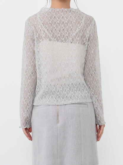 ストレッチレースカットソー　[通常]