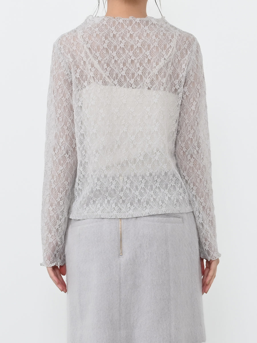 ストレッチレースカットソー　[通常]