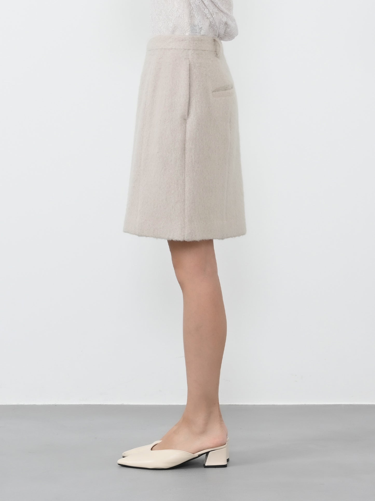 ＜sweetweb掲載＞アルパカシャギーミニスカート　[通常]