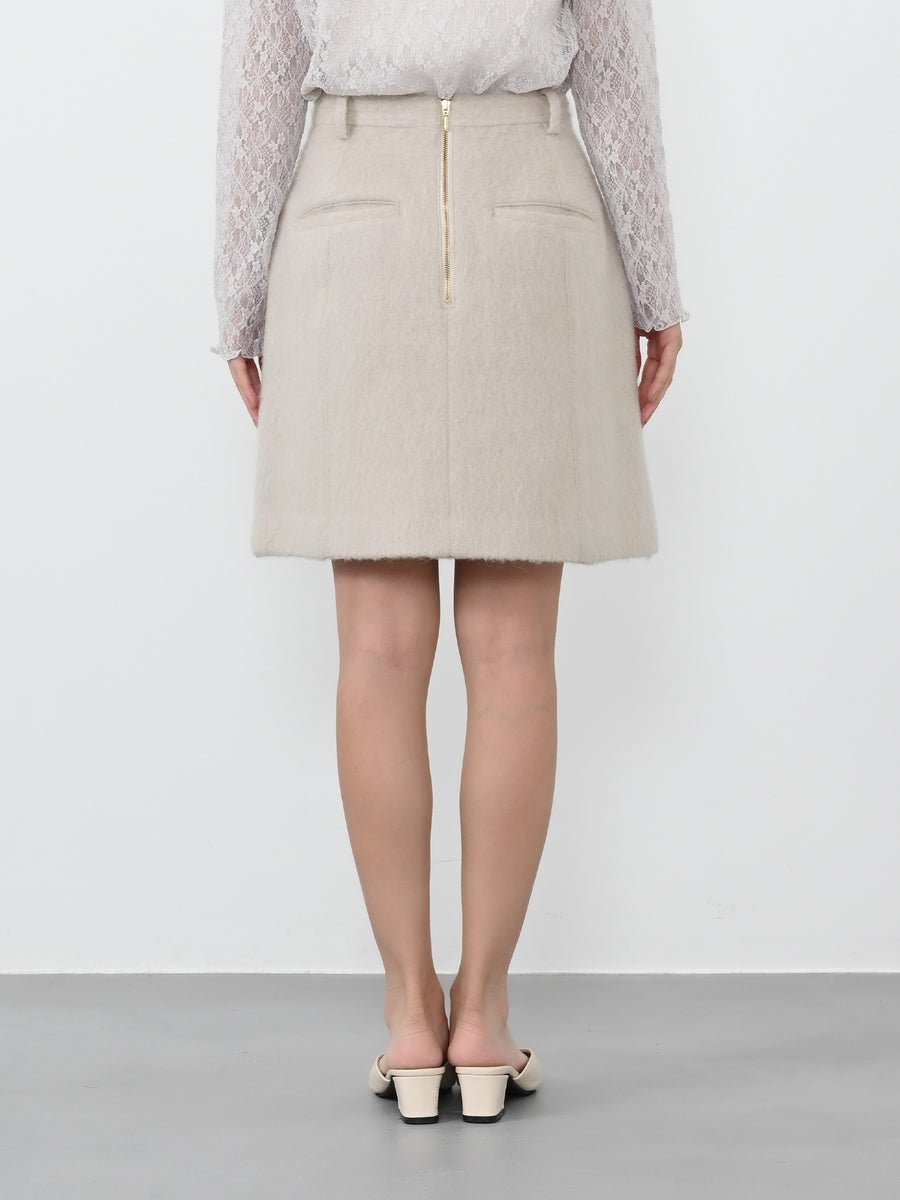 ＜sweetweb掲載＞アルパカシャギーミニスカート　[通常]