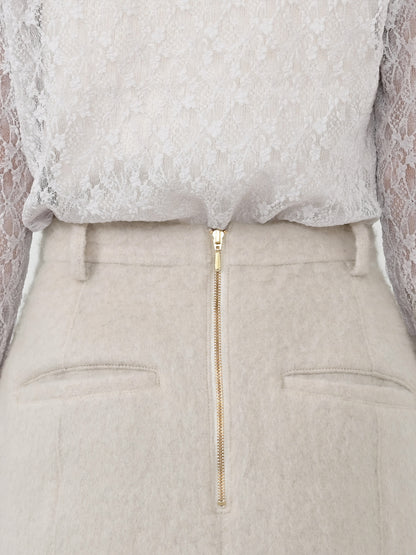 ＜sweetweb掲載＞アルパカシャギーミニスカート　[通常]