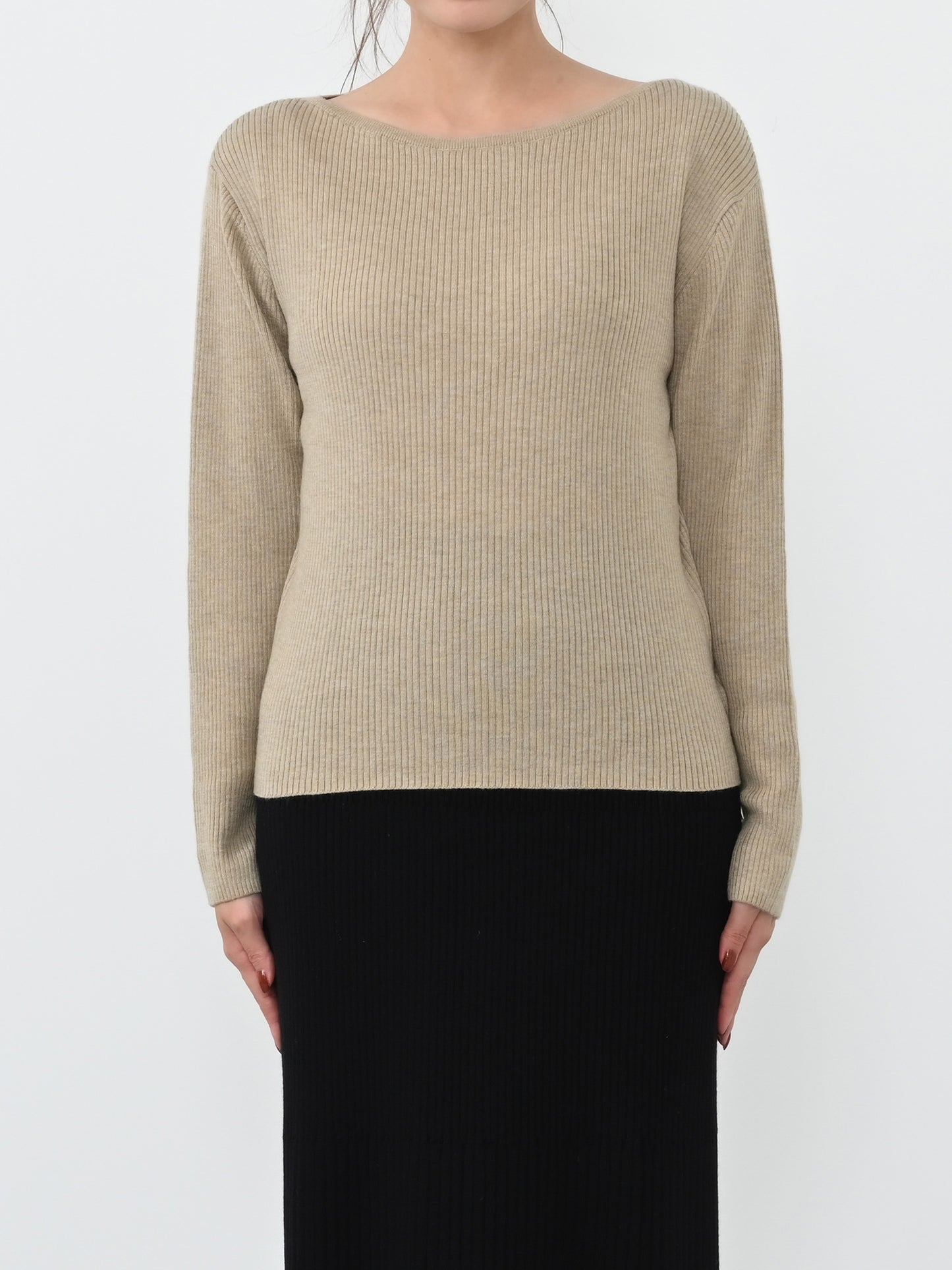 ※こちらが実物のカラーに一番お色味が近くなっております。（ライトベージュ）<br>149cm | B:77 W:60 H:83 股下:68.5 | ワンサイズ着用