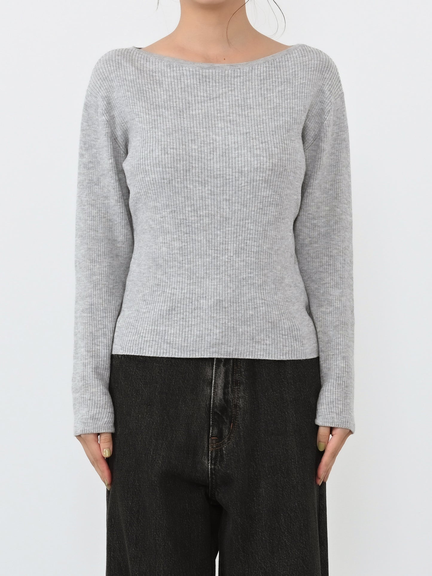 ※こちらが実物のカラーに一番お色味が近くなっております。（グレー）<br>150cm | B:78 W:56 H:74 股下:69  | ワンサイズ着用