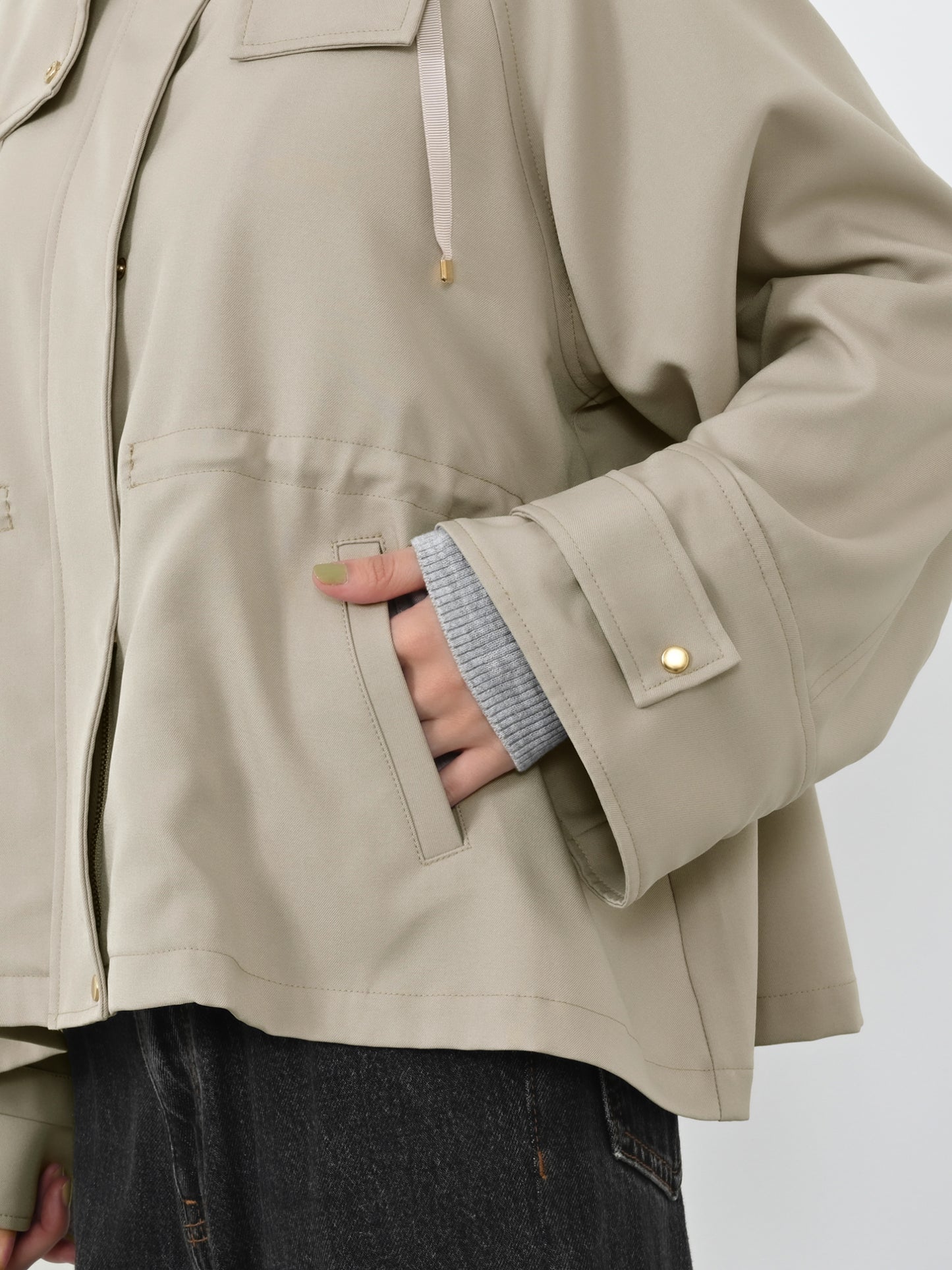 テントラインフーデッドブルゾン　[通常]