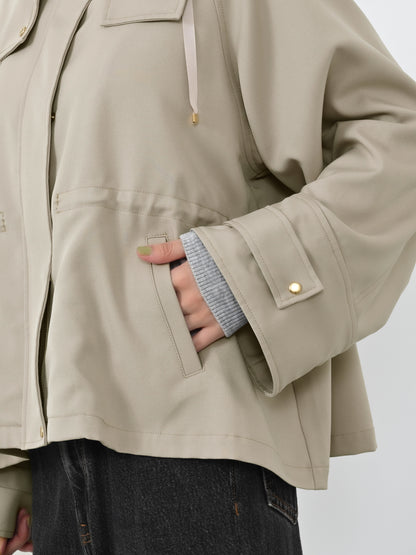 テントラインフーデッドブルゾン　[通常]