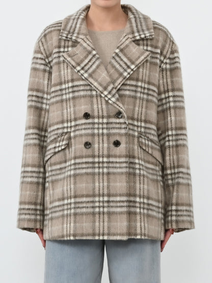 ※こちらが実物のカラーに一番お色味が近くなっております。（チェック）<br>150cm | B:78 W:56 H:74 股下:69  | ワンサイズ着用