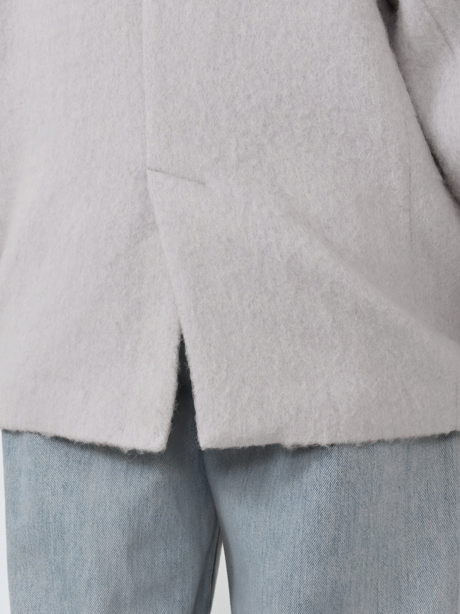 アルパカシャギーダブルコート　[通常]