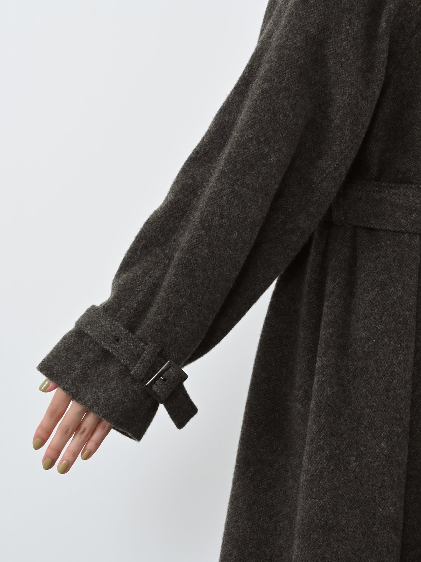 ＜sweetweb掲載＞セミダブルバックフレアウールコート-short & regular　[通常]