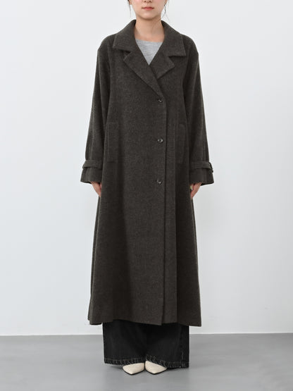 ＜sweetweb掲載＞セミダブルバックフレアウールコート-short & regular　[通常]