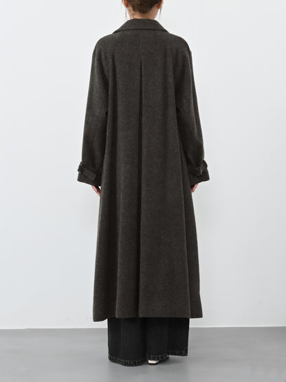 ＜sweetweb掲載＞セミダブルバックフレアウールコート-short & regular　[通常]