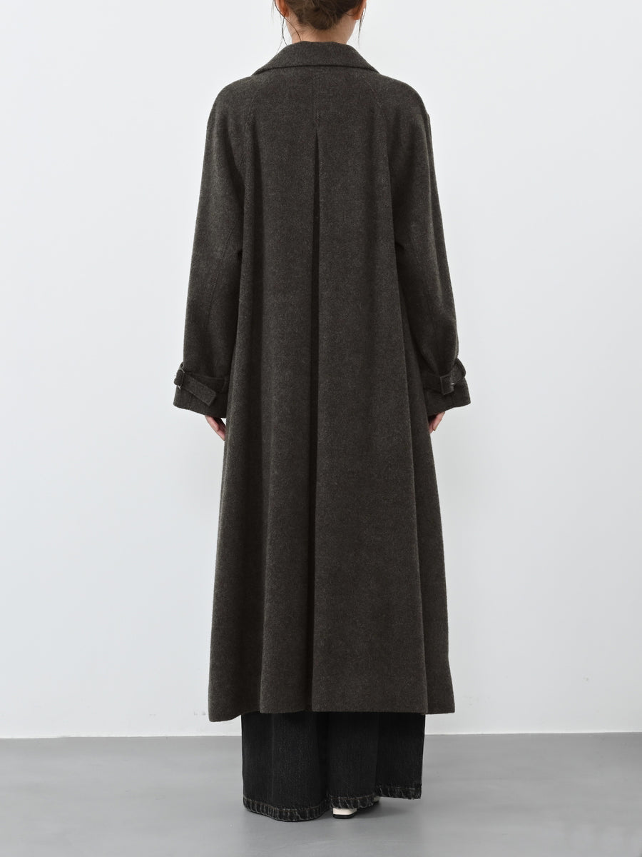 ＜sweetweb掲載＞セミダブルバックフレアウールコート-short & regular　[通常]