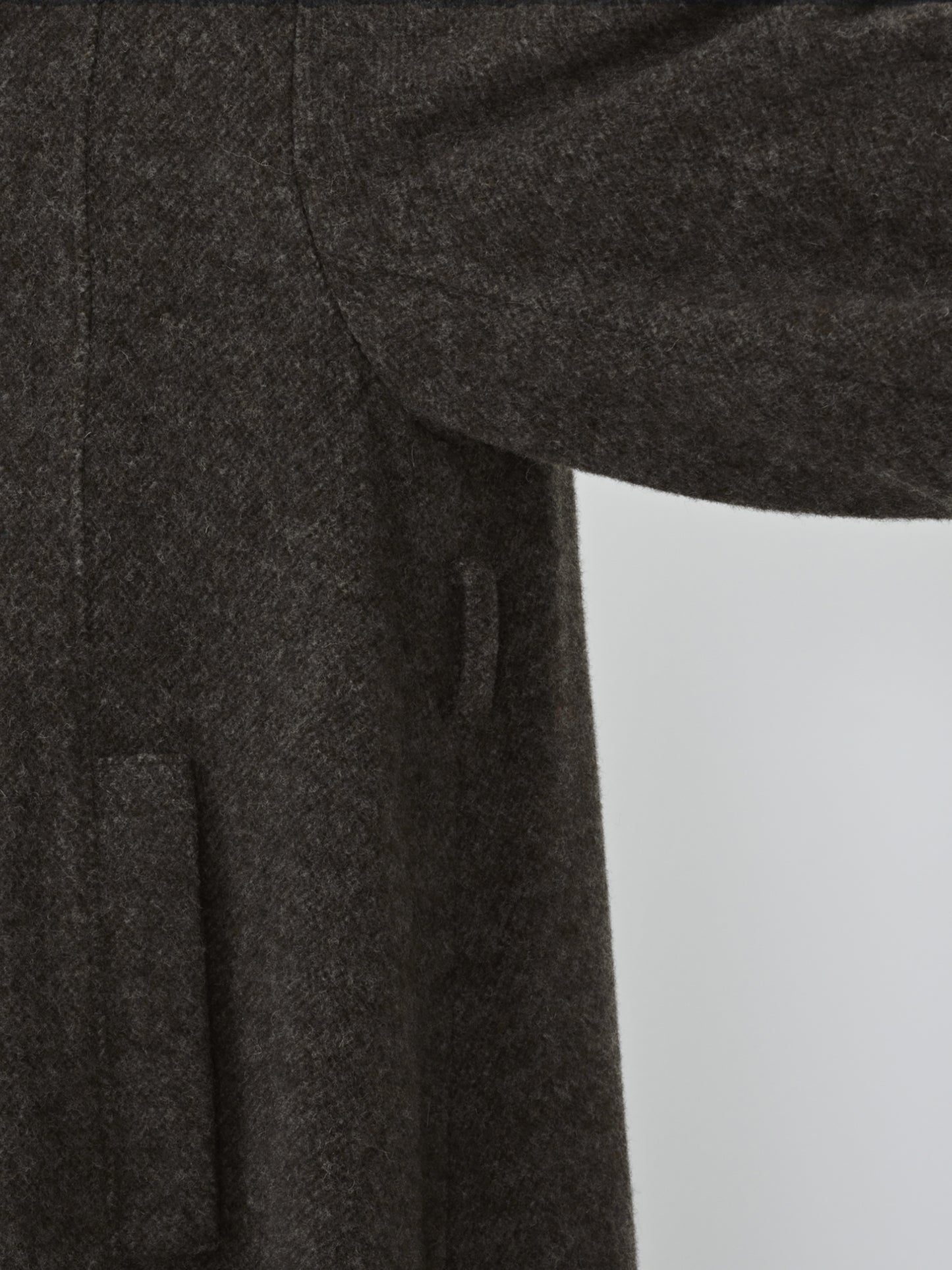 ＜sweetweb掲載＞セミダブルバックフレアウールコート-short & regular　[通常]