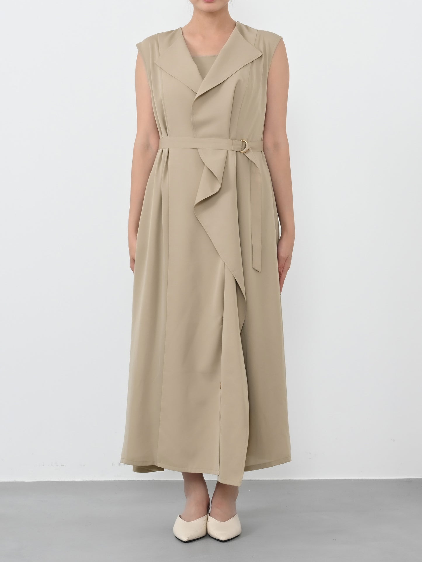 ※こちらが実物のカラーに一番お色味が近くなっております。（ベージュ）<br>149cm | B:77 W:60 H:83 股下:68.5 | regular着用