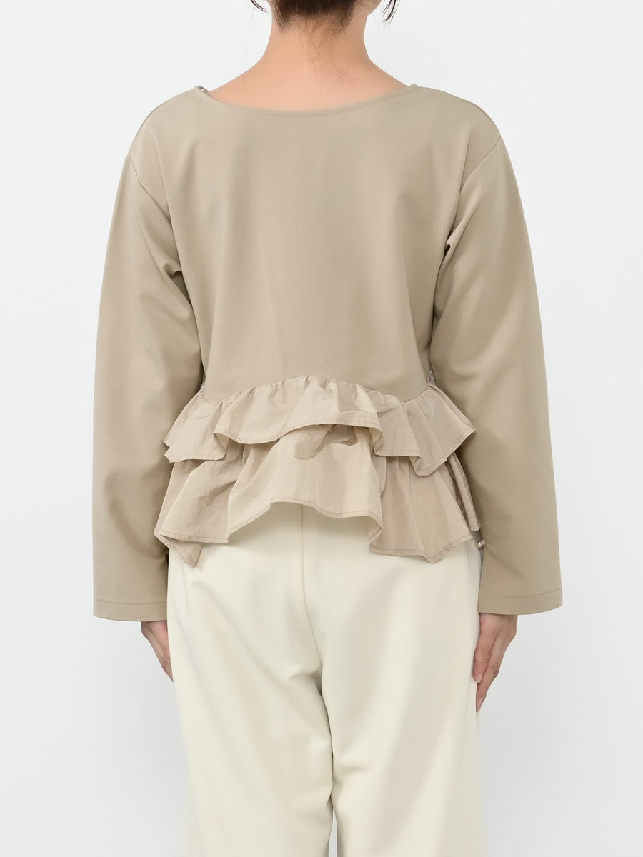 2wayフリルペプラムトップス　[通常]
