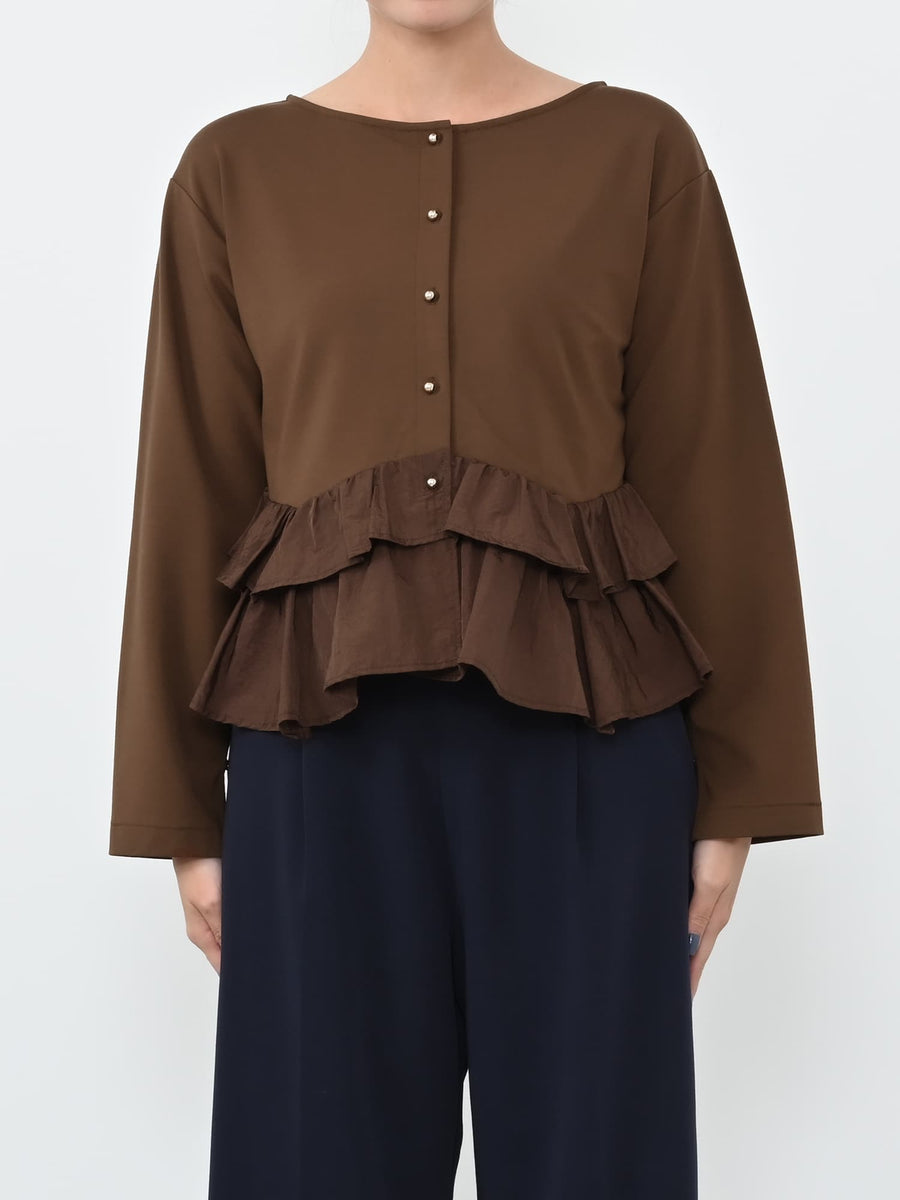 ※こちらが実物のカラーに一番お色味が近くなっております。（ブラウン）<br>149cm | B:77 W:60 H:83 股下:68.5 | ワンサイズ着用