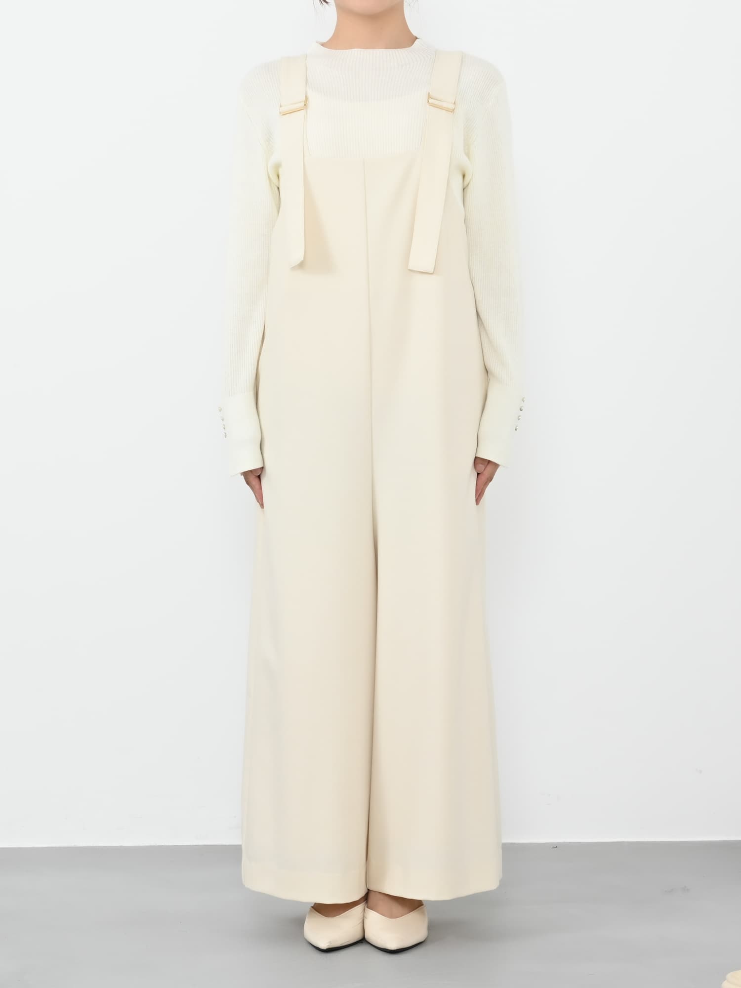 ゴールドバックルサスペンダーオールインワン-short & regular