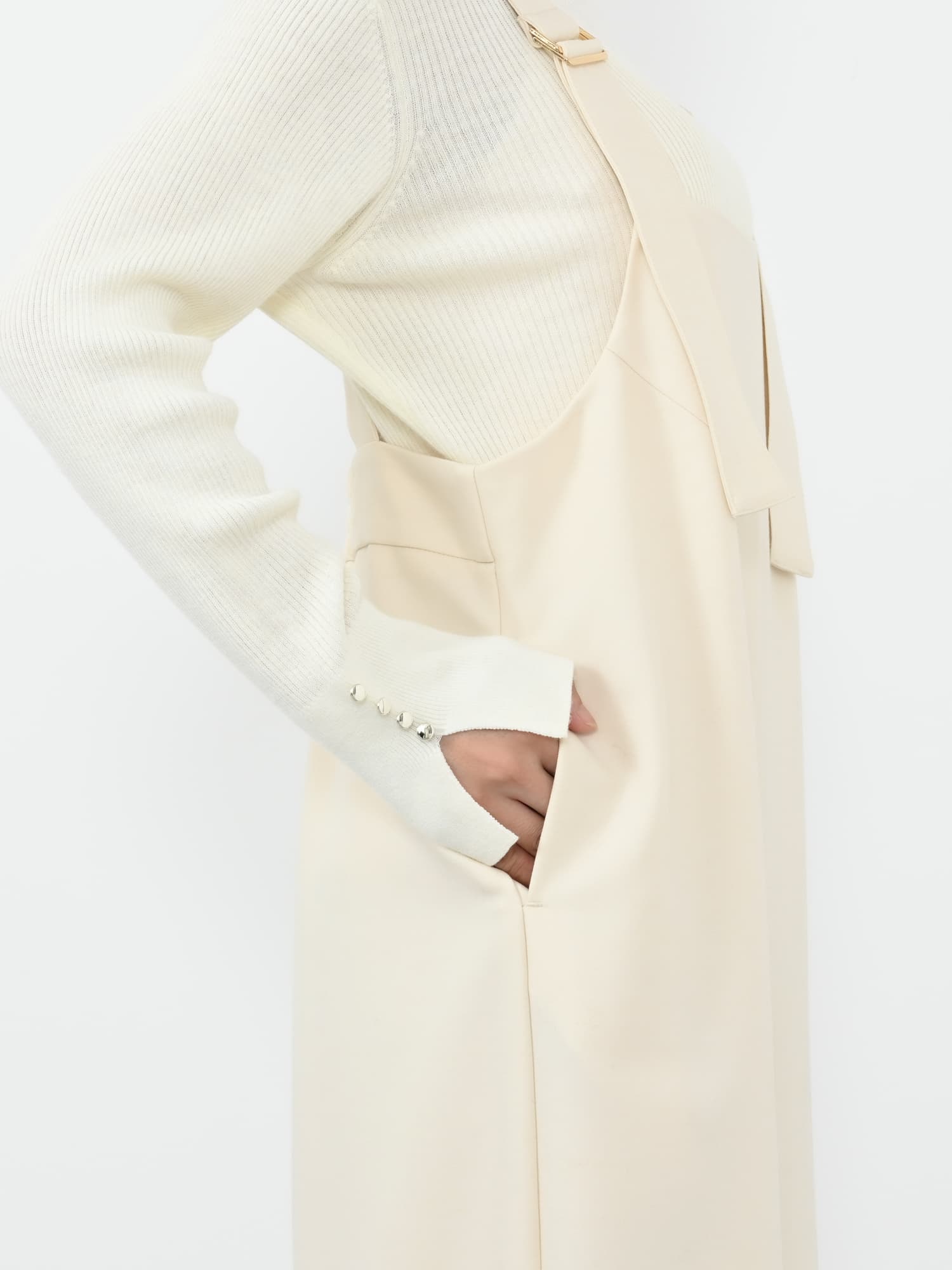 ゴールドバックルサスペンダーオールインワン-short & regular