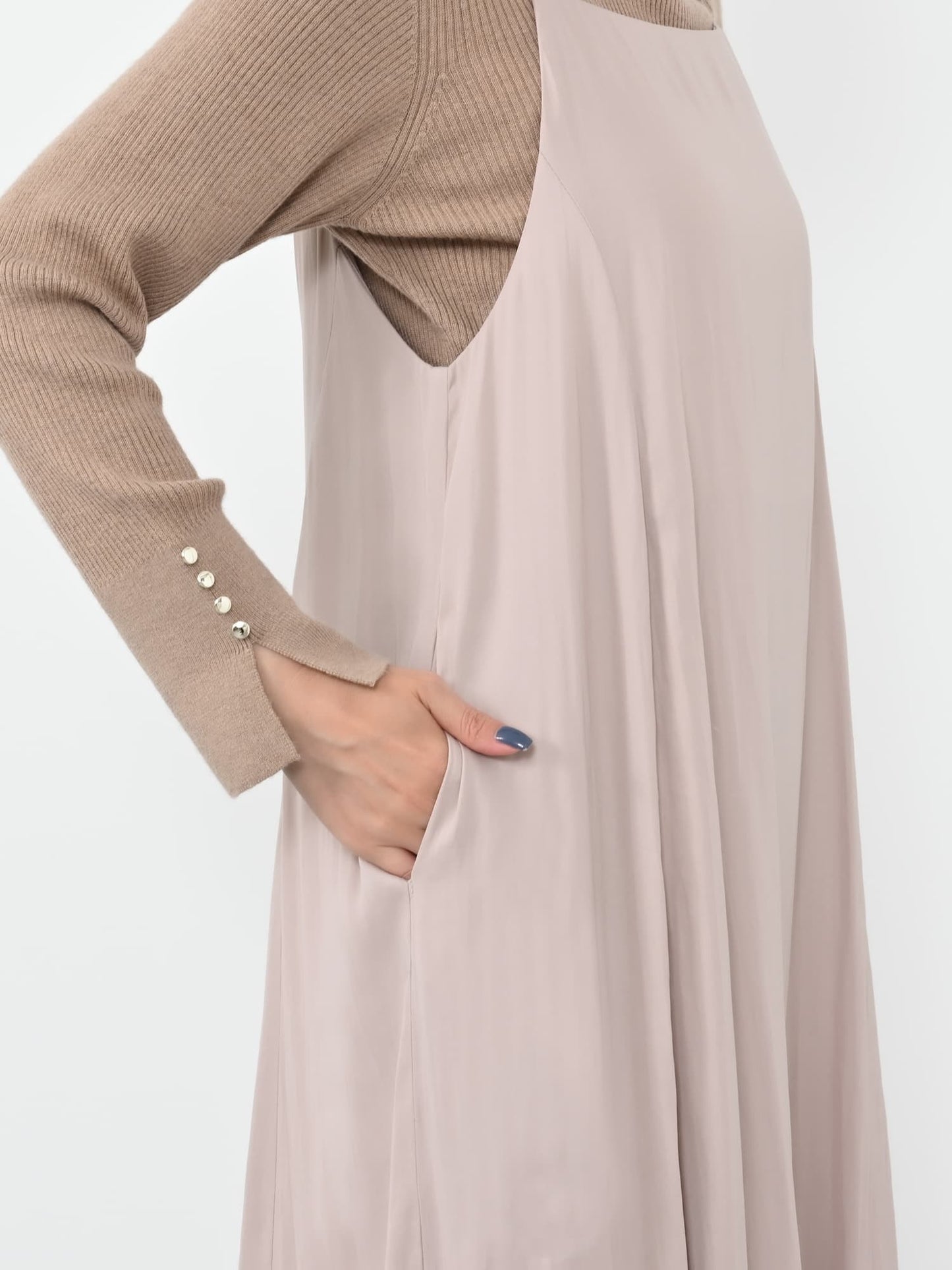 2wayとろみキャミワンピース-short & regular　[通常]