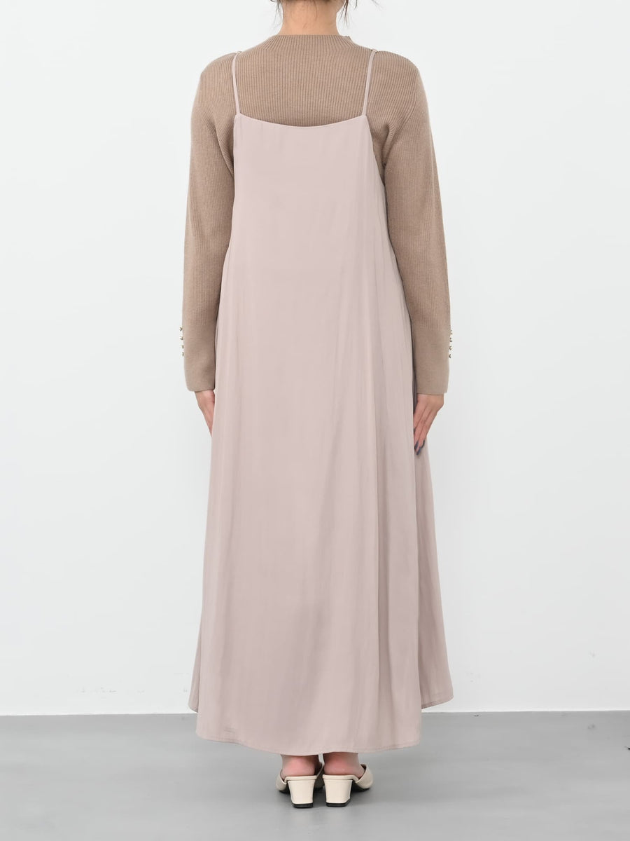 2wayとろみキャミワンピース-short & regular　[通常]