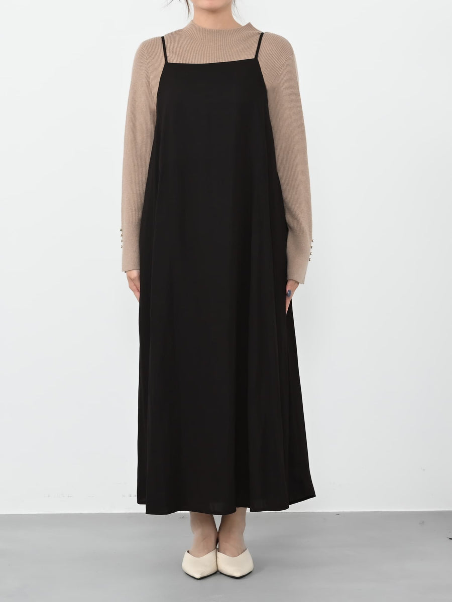 ※こちらが実物のカラーに一番お色味が近くなっております。（ブラック）<br>149cm | B:77 W:60 H:83 股下:68.5 | regular着用 (ヒールの高さ: 3.5cm) 