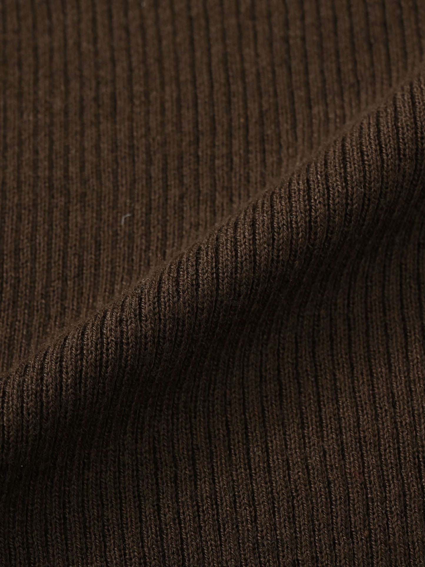 シルクウールゴールドボタンリブニット　[通常]