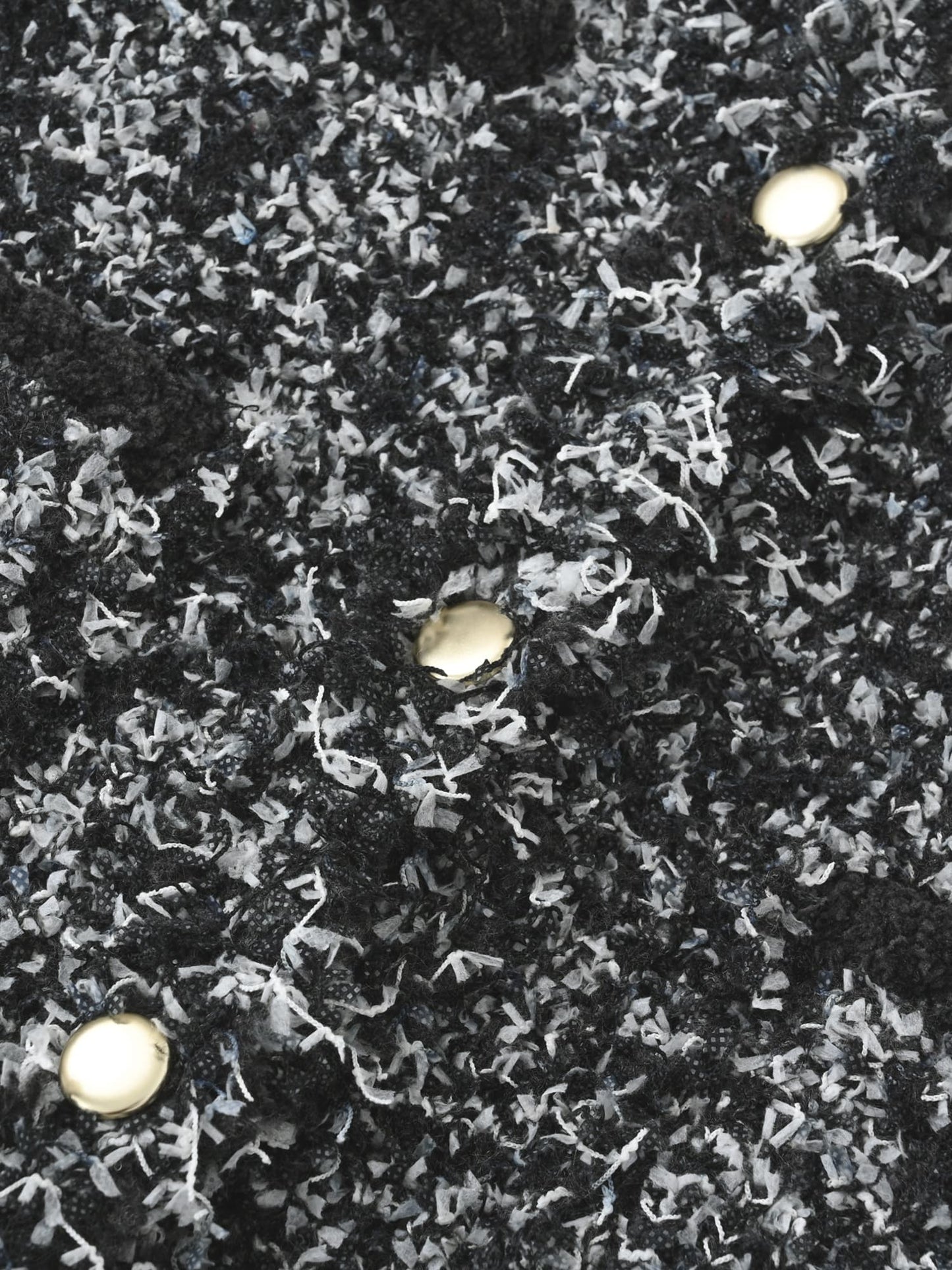 フリンジツイードニットジャケット　[通常]