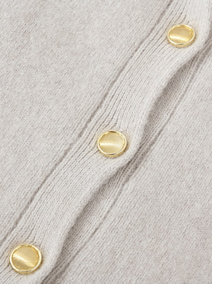 フォックスアンゴラダブルフェイスニットジャケット　[通常]