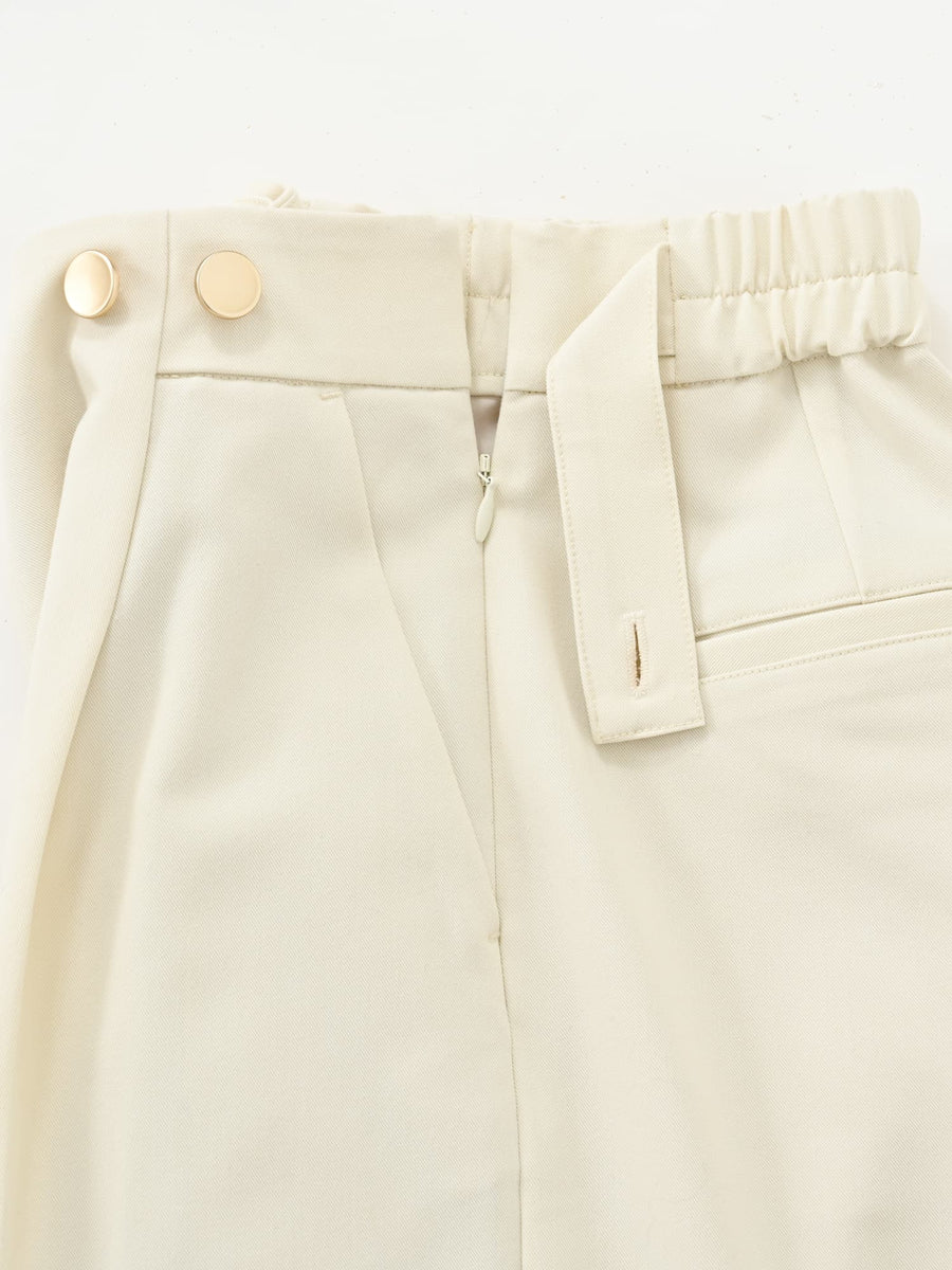 ウエストボタンマリンパンツ-short & regular　[通常]